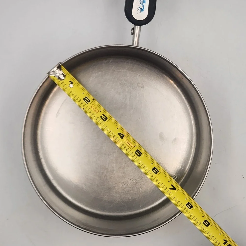 Revere Ware Neptune Sea Horse Saucepan 7.75 In Copper Bottom Clad Stainless Pan